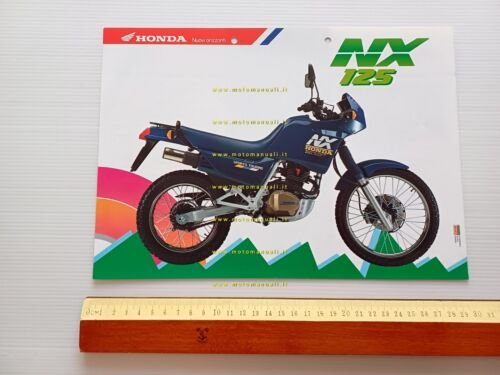 HONDA NX 125 1992 depliant ITALIANO originale brochure