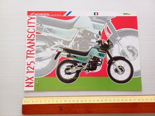 HONDA NX 125 TRANSCITY 1993 depliant ITALIANO originale