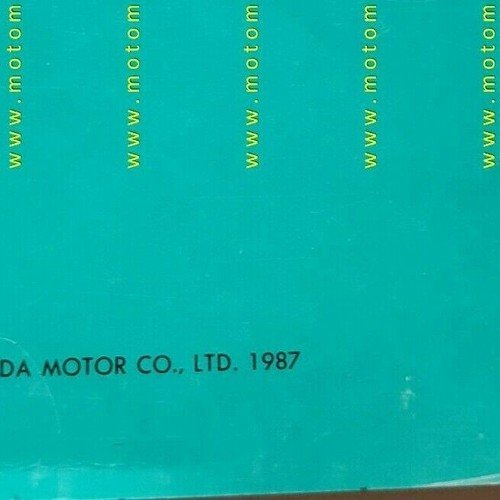 HONDA NX 500-650 Dominator 1987 catalogo ricambi ORIGINALE Spare Parts …