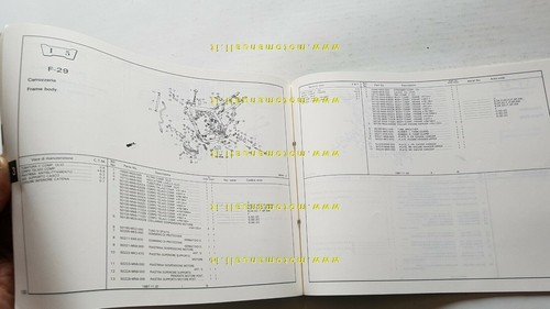 HONDA NX 500-650 Dominator 1987 catalogo ricambi ORIGINALE Spare Parts …
