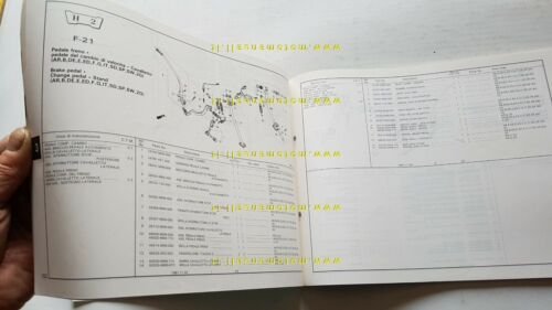 HONDA NX 500-650 Dominator 1987 catalogo ricambi ORIGINALE Spare Parts …