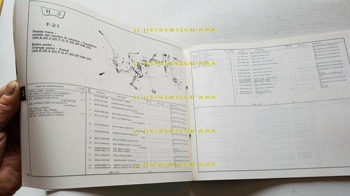 HONDA NX 500-650 Dominator 1987 catalogo ricambi ORIGINALE Spare Parts …