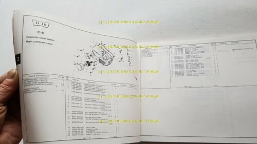 HONDA NX 500-650 Dominator 1987 catalogo ricambi ORIGINALE Spare Parts …