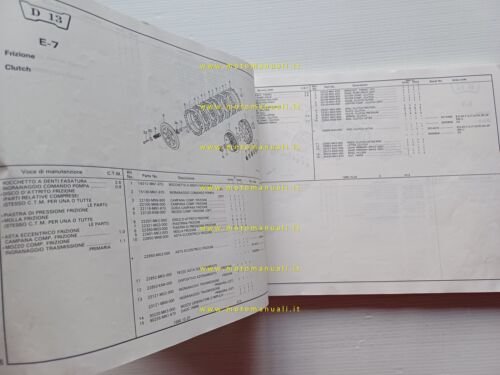Honda NX 500-650 Dominator 1988 catalogo ricambi italiano originale part …