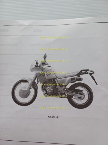 Honda NX 500-650 Dominator 1988 catalogo ricambi italiano originale part …