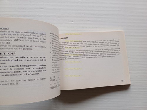 Honda NX 500 650 Dominator 1996-97 manuale uso manutenzione originale