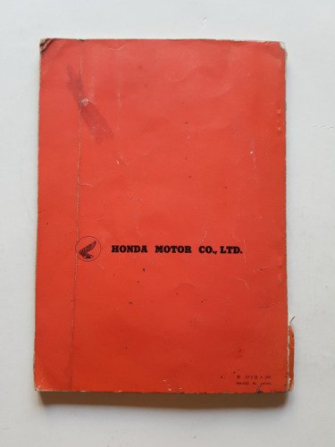 Honda P 50 1967 manuale officina originale workshop service manual