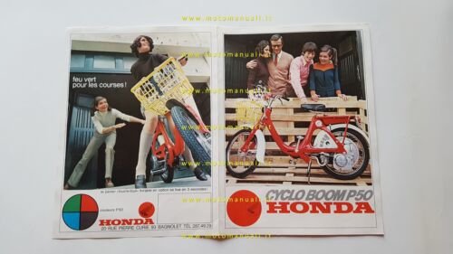 Honda P50 1967 depliant originale FRANCESE