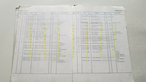 Honda PA 50 1980 catalogo ricambi originale spare parts catalogue