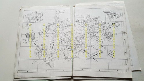 Honda PA 50 1980 catalogo ricambi originale spare parts catalogue