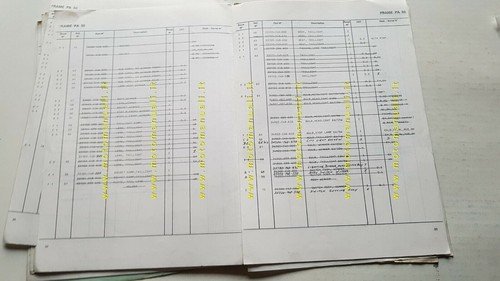 Honda PA 50 1980 catalogo ricambi originale spare parts catalogue