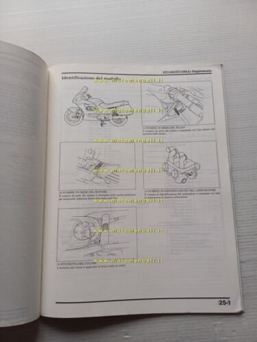 Honda Pan European ST 1100 VARIANTI 1995 manuale officina ITALIANO …