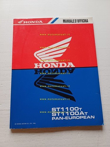 Honda Pan European ST 1100 VARIANTI 1996 manuale officina ITALIANO …