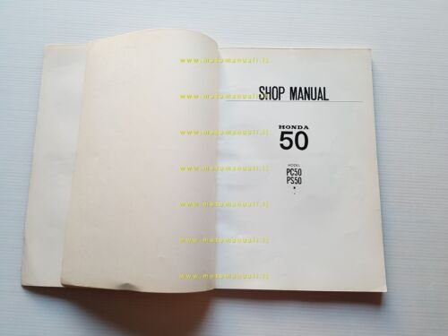 Honda PC 50 - PS 50 1968 manuale officina riparazione …