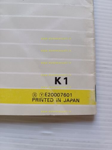 Honda PC 50 K1 1975 manuale uso manutenzione libretto originale …