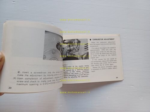 Honda PC 50 K1 1975 manuale uso manutenzione libretto originale …