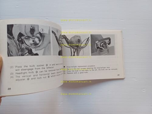 Honda PC 50 K1 1975 manuale uso manutenzione libretto originale …