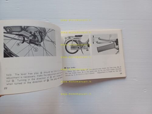 Honda PC 50 K1 1975 manuale uso manutenzione libretto originale …