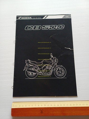 Honda presentazione CB 500 1994 cartella stampa originale