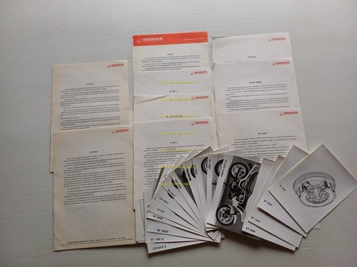 Honda presentazione modelli 1983 cartella stampa originale
