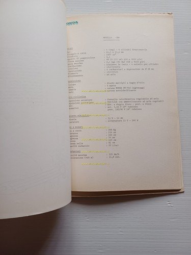 Honda presentazione nuovi modelli 1981 cartella stampa originale