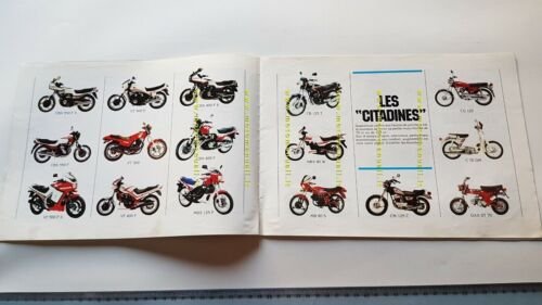 Honda produzione modelli 1983 depliant moto FRANCESE originale brochure