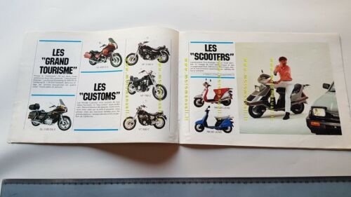 Honda produzione modelli 1983 depliant moto FRANCESE originale brochure