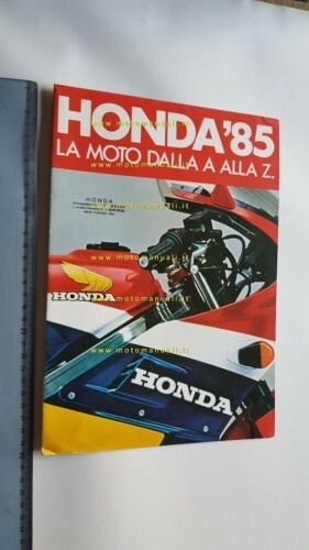 Honda produzione modelli 1985 depliant moto ITALIANO originale brochure