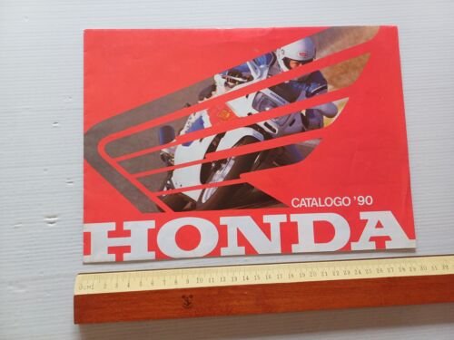 Honda produzione modelli 1990 depliant poster ITALIANO originale epoca