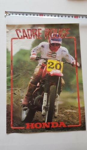 Honda produzione modelli Cross 1982 depliant FRANCESE moto originale brochure