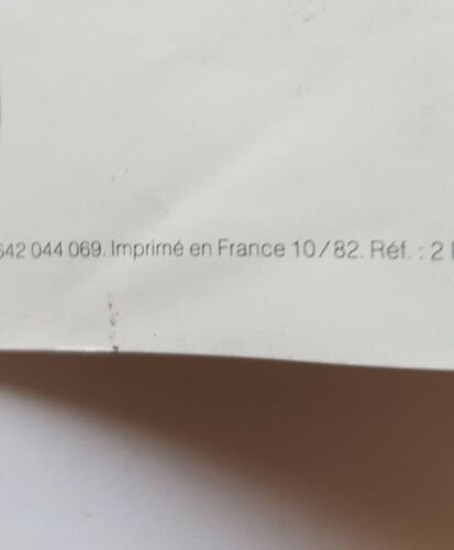 Honda produzione modelli Cross 1982 depliant FRANCESE moto originale brochure