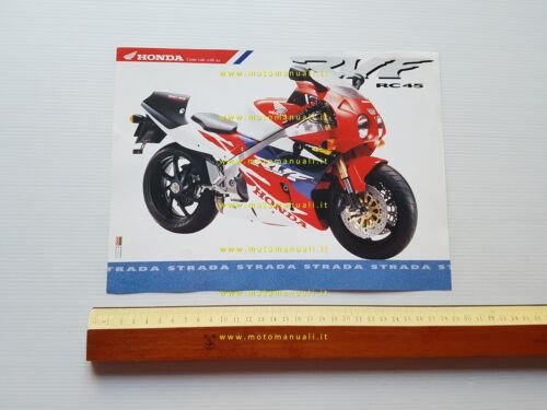 Honda RVF 750 RC 45 1994 depliant ITALIANO originale