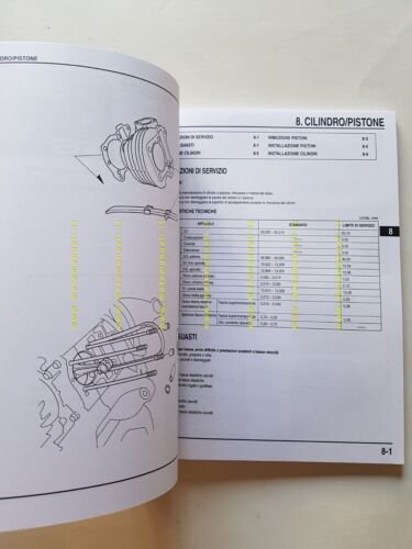 HONDA SCV 100 LEAD 2003 manuale officina ITALIANO originale