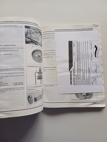 HONDA SH 125 - 150 2001 manuale officina ITALIANO originale