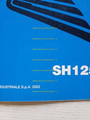 Honda SH 125-150 VARIANTI 2002 manuale officina ITALIANO originale