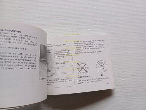 Honda SH 300 - SH 300 A 2007 manuale uso …