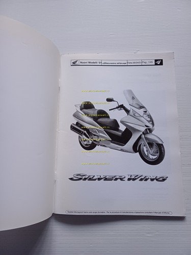 Honda Silver Wing 600 2001 presentazione per rete vendita testo …