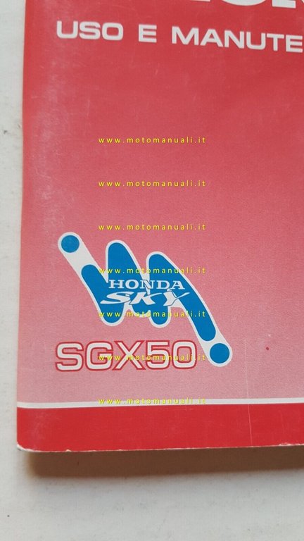 Honda Sky SGX 50 1997 manuale uso manutenzione libretto originale …