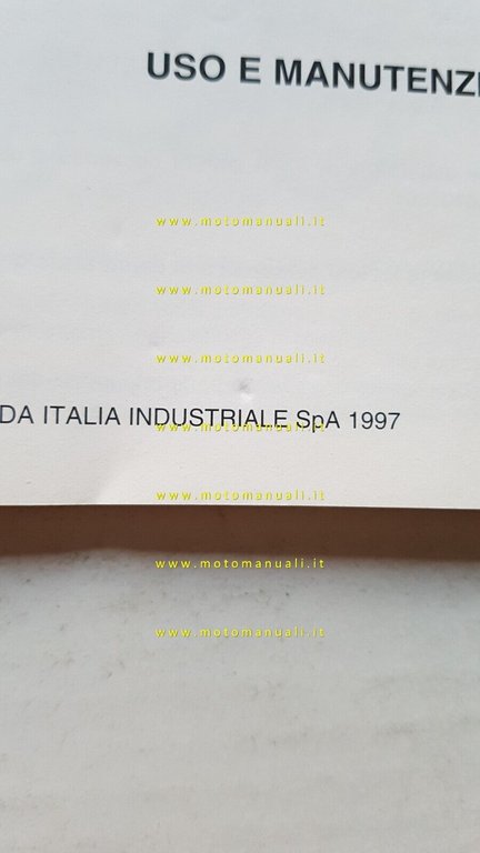 Honda Sky SGX 50 1997 manuale uso manutenzione libretto originale …