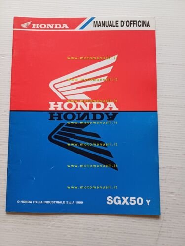 Honda Sky SGX 50 VARIANTI 1999 manuale officina ITALIANO originale