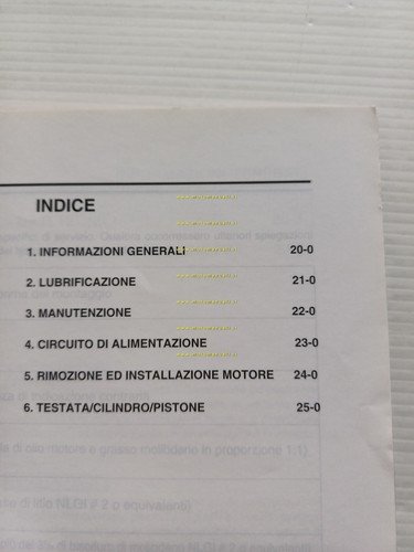 Honda Sky SGX 50 VARIANTI 1999 manuale officina ITALIANO originale