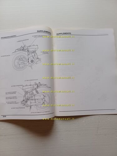 Honda Sky SGX 50 VARIANTI 1999 manuale officina ITALIANO originale