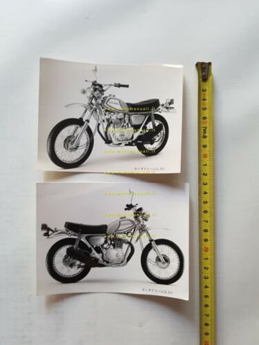 Honda SL 350 1973 lotto 2 foto da cartella stampa …