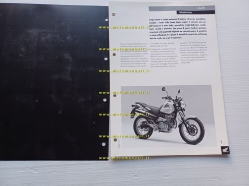 Honda SLR 650 1997 presentazione per la rete vendita originale