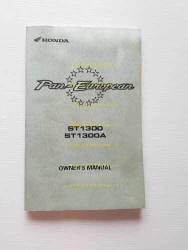 Honda ST 1300 - 1300 A Pan European 2004 manuale …
