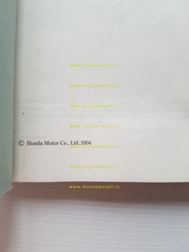 Honda ST 1300 - 1300 A Pan European 2004 manuale …