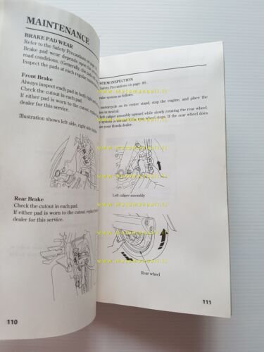 Honda ST 1300 - 1300 A Pan European 2004 manuale …