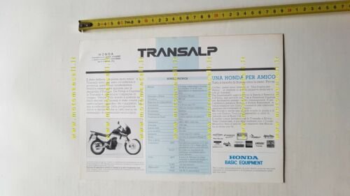 Honda Transalp XL 600 V 1990 depliant ITALIANO originale brochure