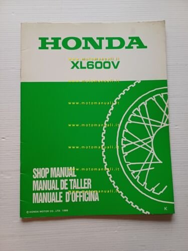 Honda Transalp XL 600 V VARIANTI 1988 manuale officina ITALIANO …