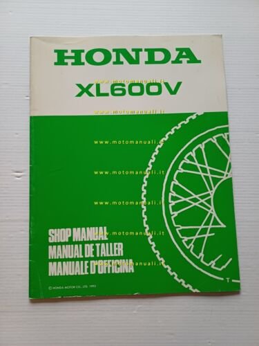 Honda Transalp XL 600 V VARIANTI 1995 manuale officina ITALIANO …